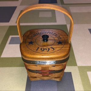 🇺🇸 Longaberger 1993 Inaugural Basket 🇺🇸